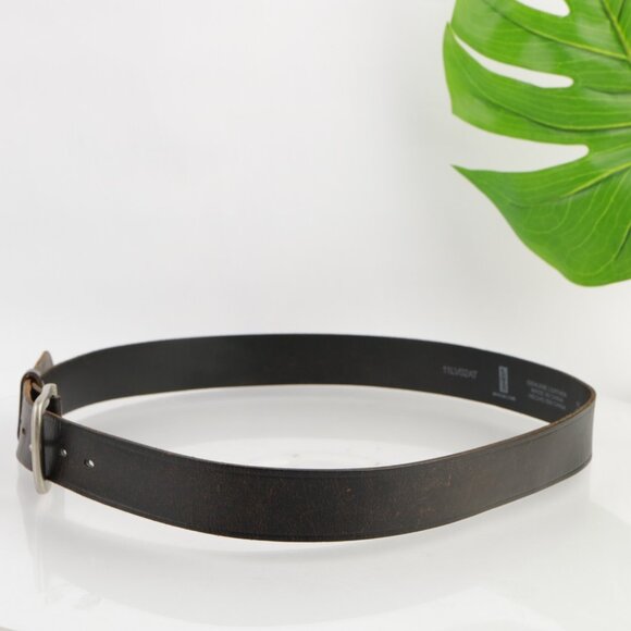 Levis Mens Belt Size XL Extra Large 42 44 Brown Leather 2" Width Work Sturdy - Picture 5 of 11